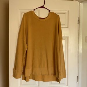 Time and Tru from Walmart. Size XXL. Mustard, long sleeve sweater.